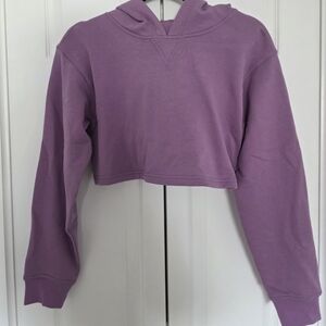 Lululemon Purple Cropped Hoodie